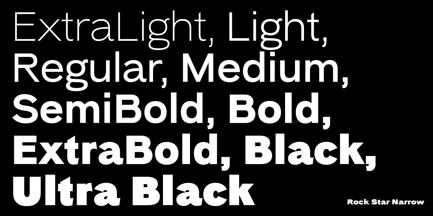 Rock Star SemiBold Italic Font preview